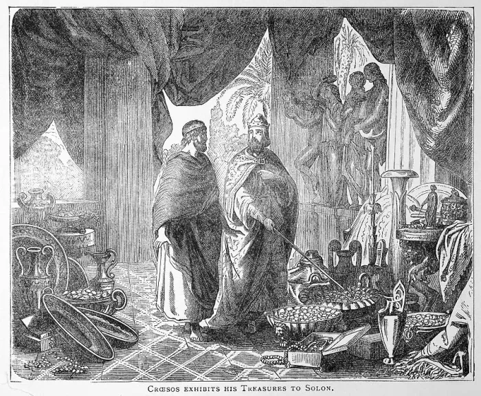 Framed Print : Croesus, King Of Lydia & His Treasures Framed Print : Croesus, King Of Lydia & His Treasures