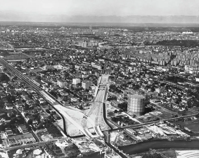 Framed Print : Cross Bronx Expressway, 1950 Framed Print : Cross Bronx Expressway, 1950
