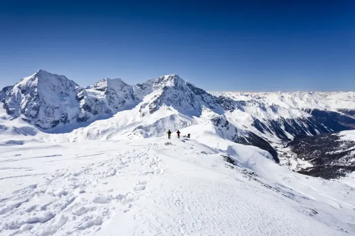 Framed Print : Cross-country skiers descending Hintere Schoentaufspitze Mountain, Solda, looking towards Koenigsspitze Mountain, Zebru Mountain Ortler Mountain and the Suldental Valley, Alto Adige, Italy, Europe Framed Print : Cross-country skiers descending Hintere Schoentaufspitze Mountain, Solda, looking towards Koenigsspitze Mountain, Zebru Mountain Ortler Mountain and the Suldental Valley, Alto Adige, Italy, Europe