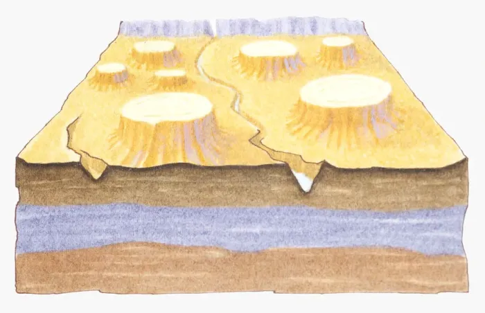 Framed Print : Cross section illustration of the Grand Canyon as it might have looked thousands of years ago when the river was just beginning to cut through the rock Framed Print : Cross section illustration of the Grand Canyon as it might have looked thousands of years ago when the river was just beginning to cut through the rock