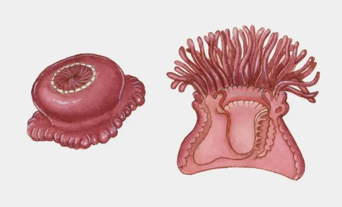 Framed Print : Cross section illustration of Sea Anemone Framed Print : Cross section illustration of Sea Anemone