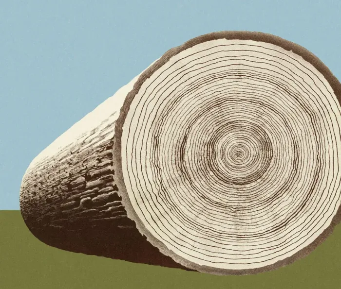 Framed Print : Cross Section of a Log Framed Print : Cross Section of a Log