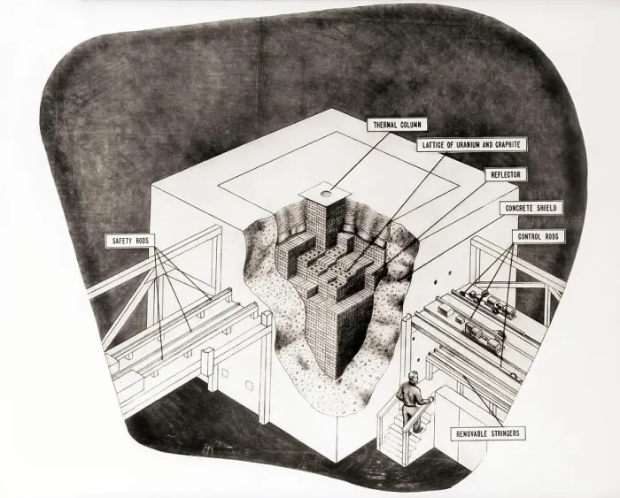 Framed Print : Cross Section of Nuclear Reactor Framed Print : Cross Section of Nuclear Reactor