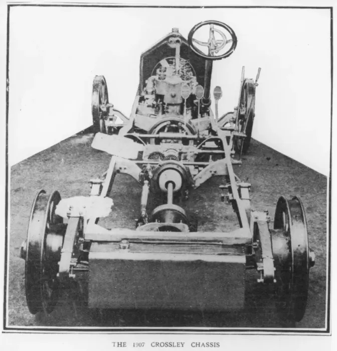 Framed Print : Crossley Chassis