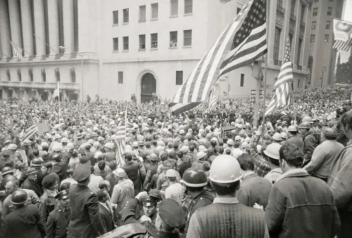 Framed Print : Crowd with American Flags Framed Print : Crowd with American Flags