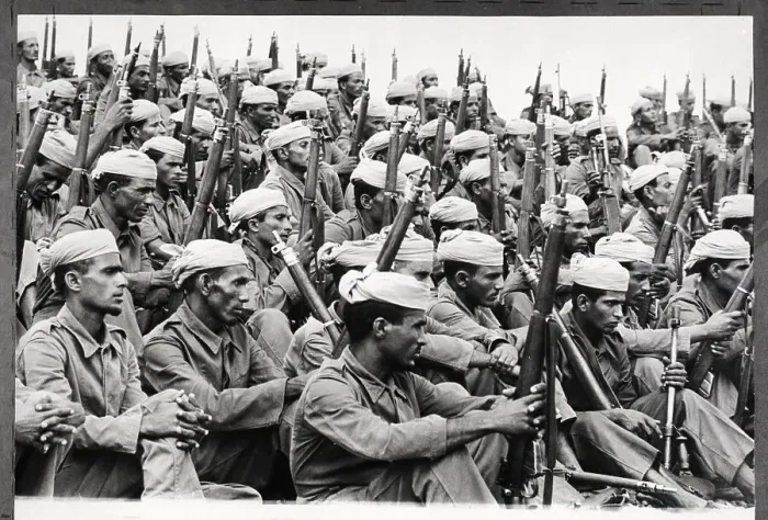 Framed Print : Crowd of Armed Aden Federal Guards Framed Print : Crowd of Armed Aden Federal Guards