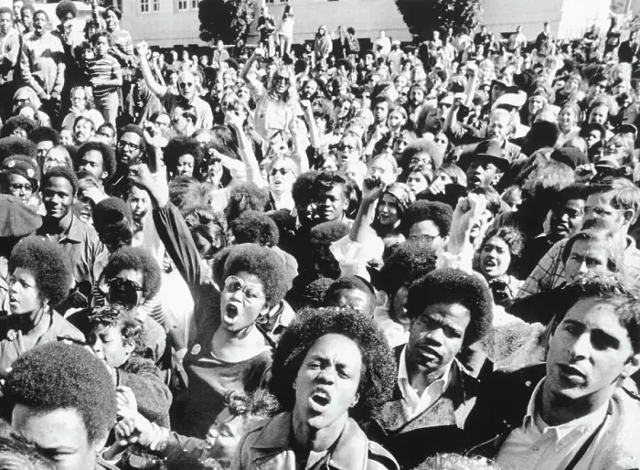 Framed Print : Crowd Cheering in Street Framed Print : Crowd Cheering in Street