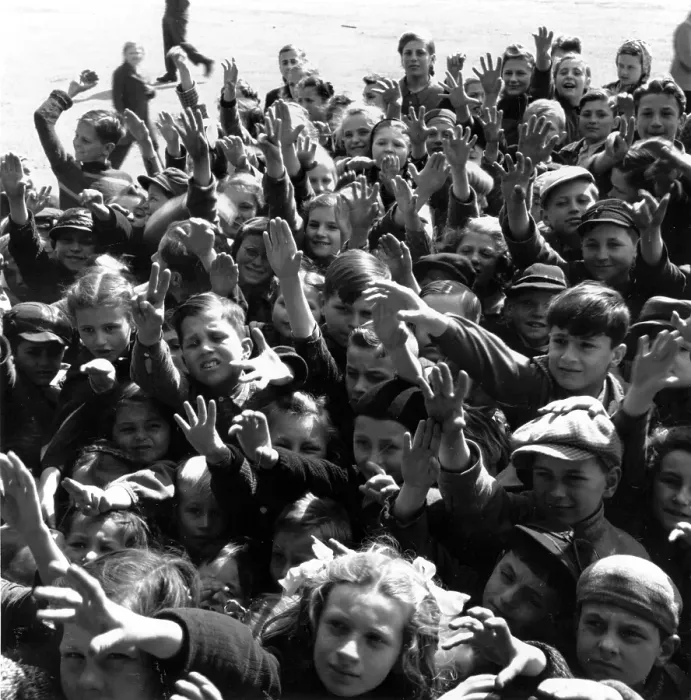 Framed Print : Crowd Of Children Framed Print : Crowd Of Children