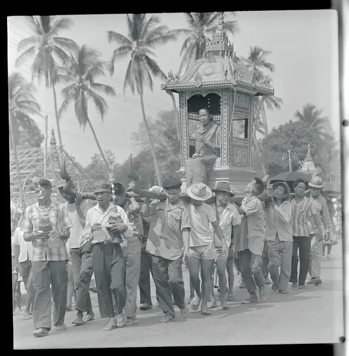 Framed Print : Crowd During Laos Festival Framed Print : Crowd During Laos Festival