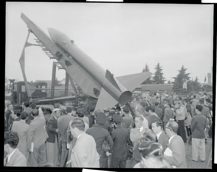 Framed Print : Crowd Near Rocket Dock Site Framed Print : Crowd Near Rocket Dock Site