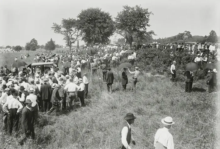 Framed Print : Crowd at an Outdoor Gettysburg Fiftieth Anniversary Celebration Framed Print : Crowd at an Outdoor Gettysburg Fiftieth Anniversary Celebration