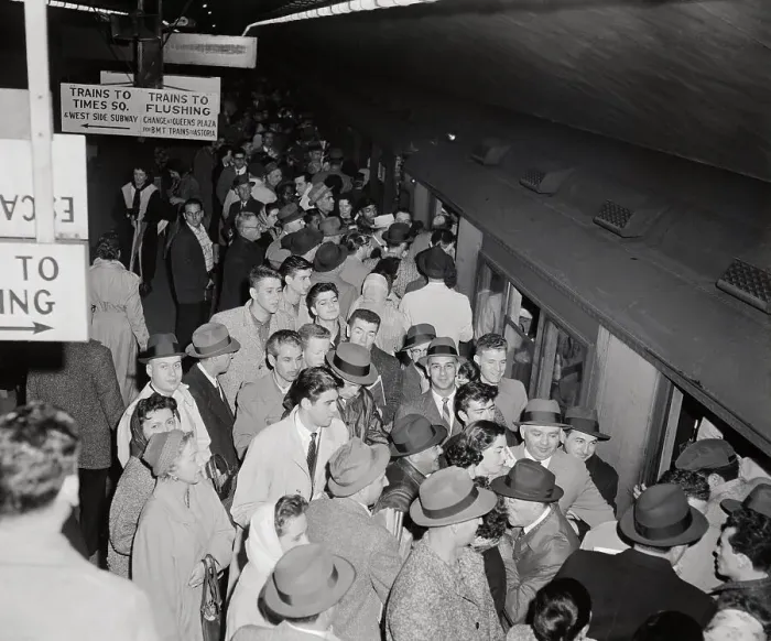 Framed Print : Crowd Pushing at Grand Central Station Framed Print : Crowd Pushing at Grand Central Station