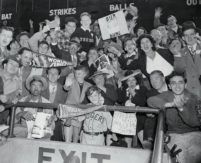 Framed Print : Crowd with Signs Gathered for World Series Framed Print : Crowd with Signs Gathered for World Series
