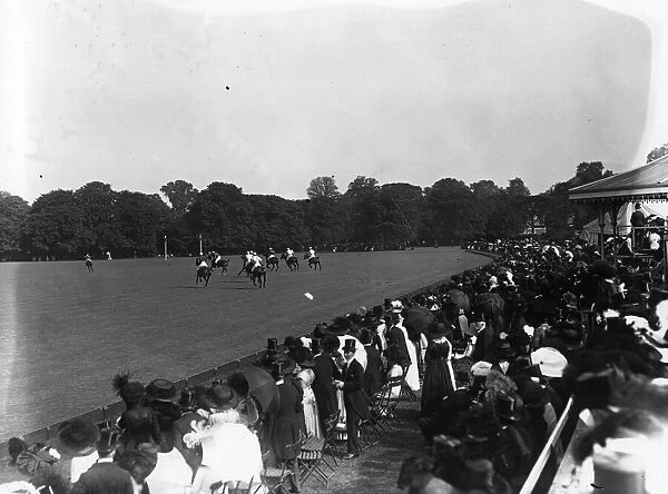 Crowd Watches Polo