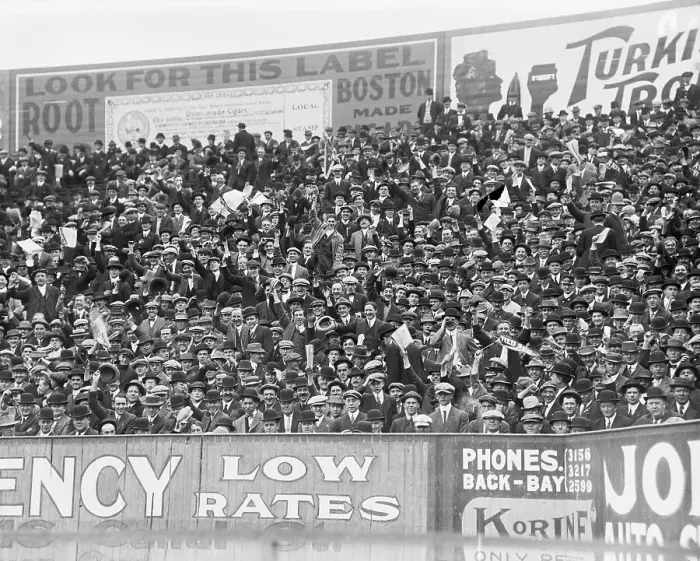 Framed Print : Crowd at World Series, 1916 Framed Print : Crowd at World Series, 1916