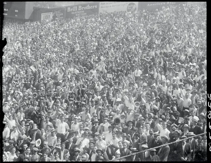 Framed Print : Crowded Bleacher Areas at Yankee Stadium Framed Print : Crowded Bleacher Areas at Yankee Stadium