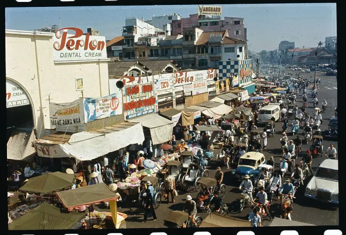Framed Print : Crowded Market Scene Framed Print : Crowded Market Scene