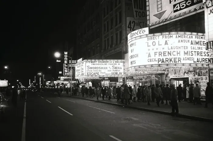 Framed Print : Crowds in Front of Broadway Theater Framed Print : Crowds in Front of Broadway Theater