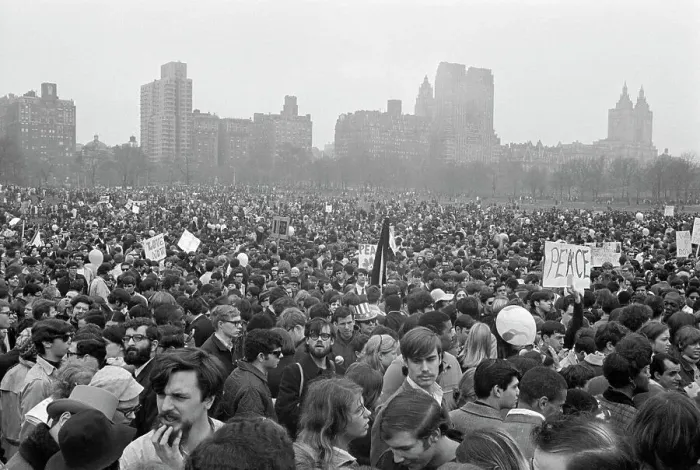 Framed Print : Crowds Gathered at Vietnam War Protest Rally Framed Print : Crowds Gathered at Vietnam War Protest Rally