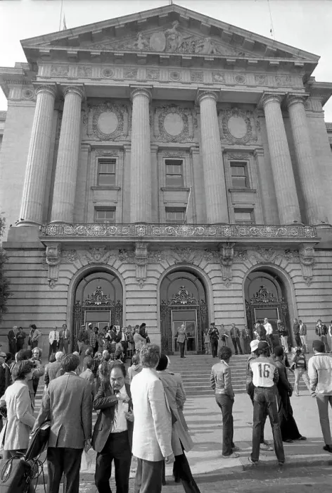 Framed Print : Crowds Mourn George Moscone and Harvey Milk Framed Print : Crowds Mourn George Moscone and Harvey Milk