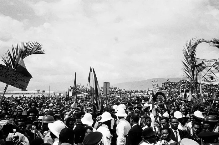 Framed Print : Crowds Of Rastafarians Await The Arrival Of Haile Selassie In Kingston Jamaica Framed Print : Crowds Of Rastafarians Await The Arrival Of Haile Selassie In Kingston Jamaica