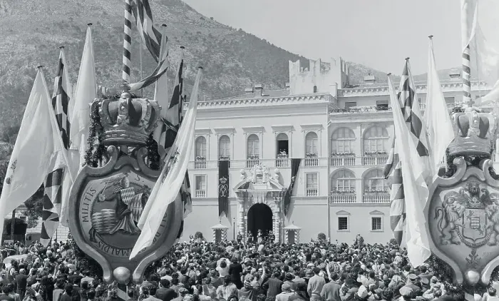Framed Print : Crowds Standing Outside of the Royal Palace Framed Print : Crowds Standing Outside of the Royal Palace