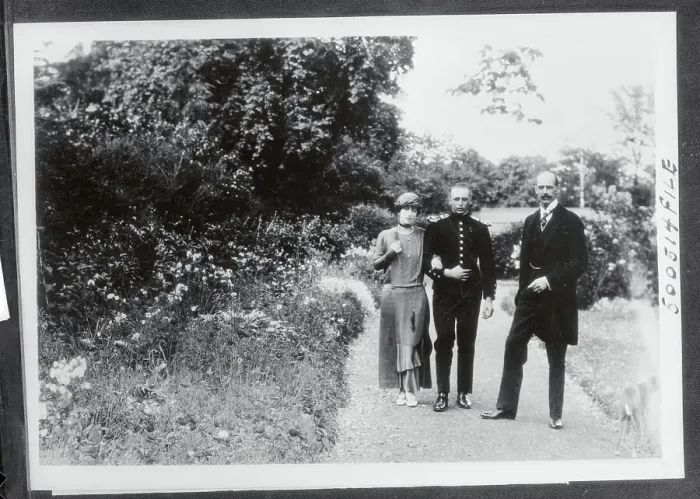 Framed Print : Crown Prince Olav with His Parents Framed Print : Crown Prince Olav with His Parents