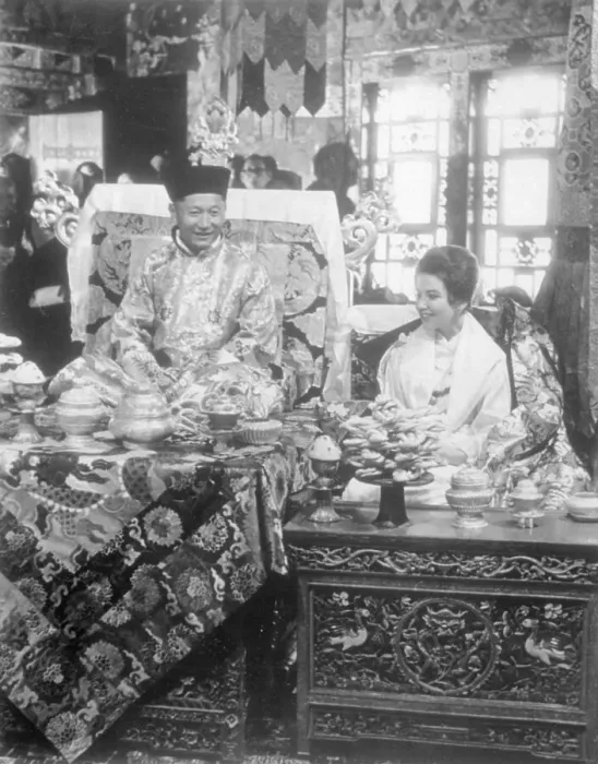 Framed Print : Crown Prince Palden Thondup Namgyal Posing with His Bride Framed Print : Crown Prince Palden Thondup Namgyal Posing with His Bride