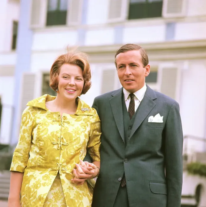 Framed Print : Crown Princess Beatrix and Claus Von Amsberg
