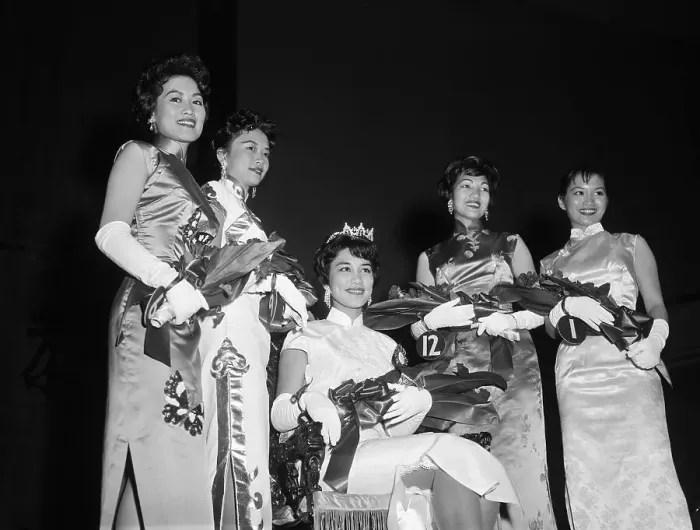 Framed Print : Crowning of Miss Chinatown USA Framed Print : Crowning of Miss Chinatown USA