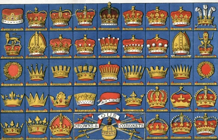 Framed Print : Crowns And Coronets Framed Print : Crowns And Coronets