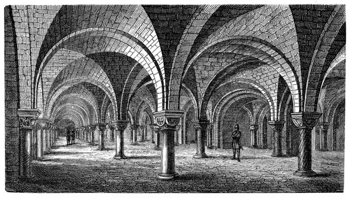 Framed Print : Crypt of Canterbury cathedral Framed Print : Crypt of Canterbury cathedral