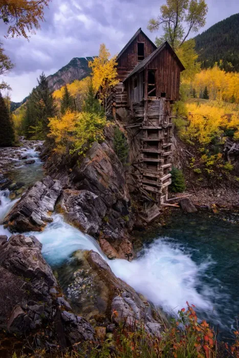 Framed Print : Crystal Mill Framed Print : Crystal Mill