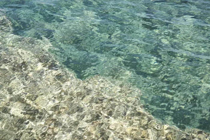 Framed Print : Crystal clear turquoise waters on the coast of an Balearic Island, Balearic Islands, Spain, Europe Framed Print : Crystal clear turquoise waters on the coast of an Balearic Island, Balearic Islands, Spain, Europe