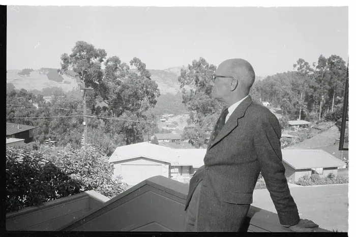 Framed Print : C.S. Forester Posing at His Home Framed Print : C.S. Forester Posing at His Home