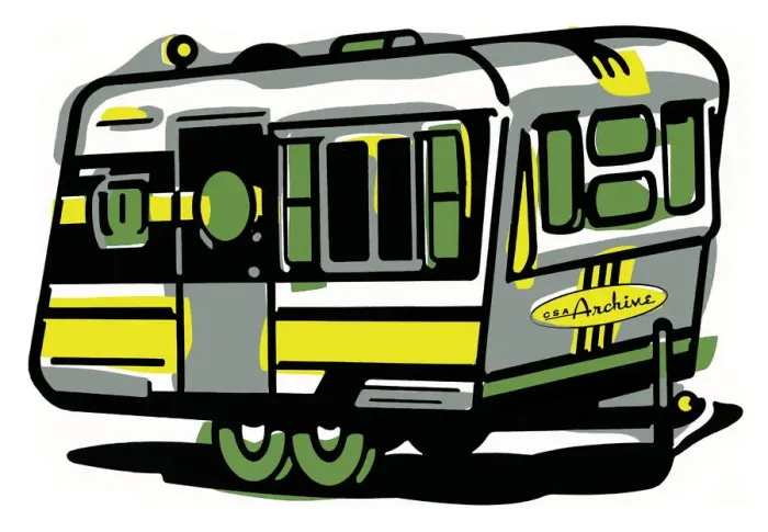 Framed Print : CSA Archive Camper Framed Print : CSA Archive Camper