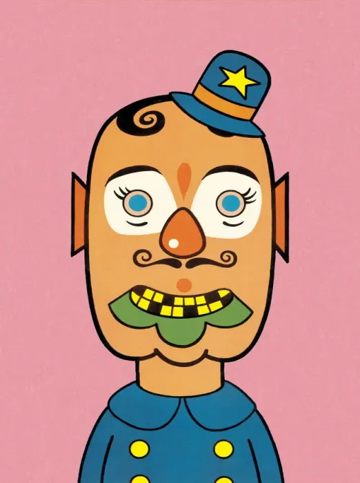 Framed Print : Clown. http: /  / csaimages.com / images / istockprofile / csa_vector_dsp.jpg