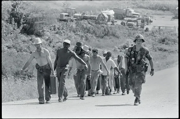 Framed Print : Cuban Prisoners Carrying Water Framed Print : Cuban Prisoners Carrying Water