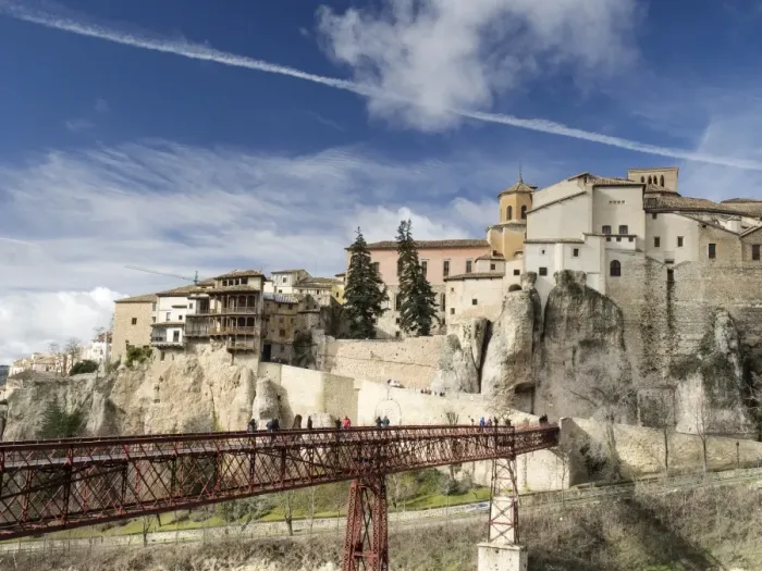 Framed Print : Cuenca is a UNESCO World Heritage site, in the Region of Castile-La Mancha, between the Jcar and Hucar river canyons Framed Print : Cuenca is a UNESCO World Heritage site, in the Region of Castile-La Mancha, between the Jcar and Hucar river canyons
