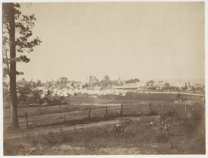 Framed Print : Culpeper. The town of Culpeper, Virginia, during the American Civil War, November 1863 Framed Print : Culpeper. The town of Culpeper, Virginia, during the American Civil War, November 1863