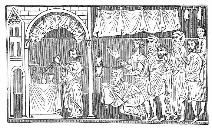 Framed Print : Cultural state in the 8th to 11th century, sacrifice at mass, church, Germany, Historical, digitally restored reproduction of an original from the 19th century, exact original date unknown Framed Print : Cultural state in the 8th to 11th century, sacrifice at mass, church, Germany, Historical, digitally restored reproduction of an original from the 19th century, exact original date unknown
