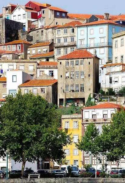 Culture. A view of the historic hillside Center of Porto 