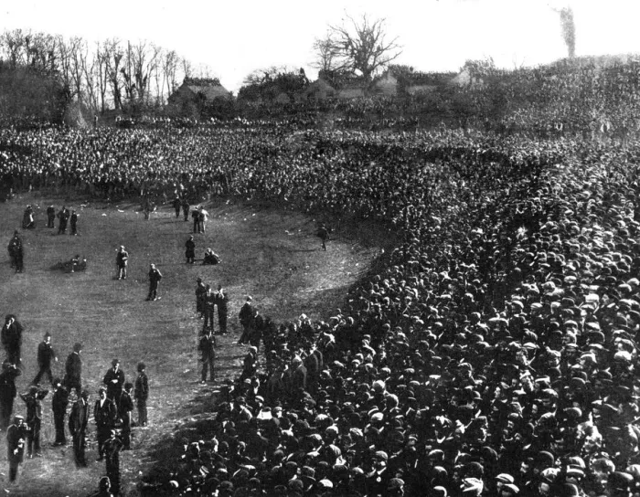 Framed Print : Cup Final Crowds Framed Print : Cup Final Crowds