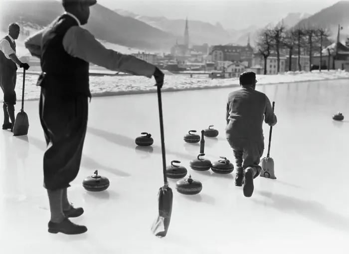 Framed Print : Curling, Popular Ice Sport Framed Print : Curling, Popular Ice Sport