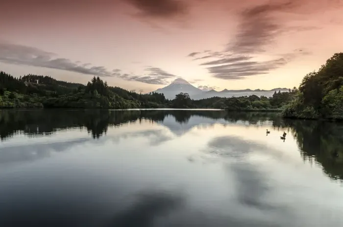 Framed Print : Currently inactive volcano, Mt. Egmont, Mt. Taranaki, reflection in the reservoir of Lake Mangamahoe, North Island, New Zealand Framed Print : Currently inactive volcano, Mt. Egmont, Mt. Taranaki, reflection in the reservoir of Lake Mangamahoe, North Island, New Zealand