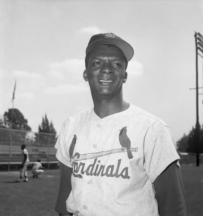 Framed Print : Curt Flood Cardinals Outfielder Framed Print : Curt Flood Cardinals Outfielder