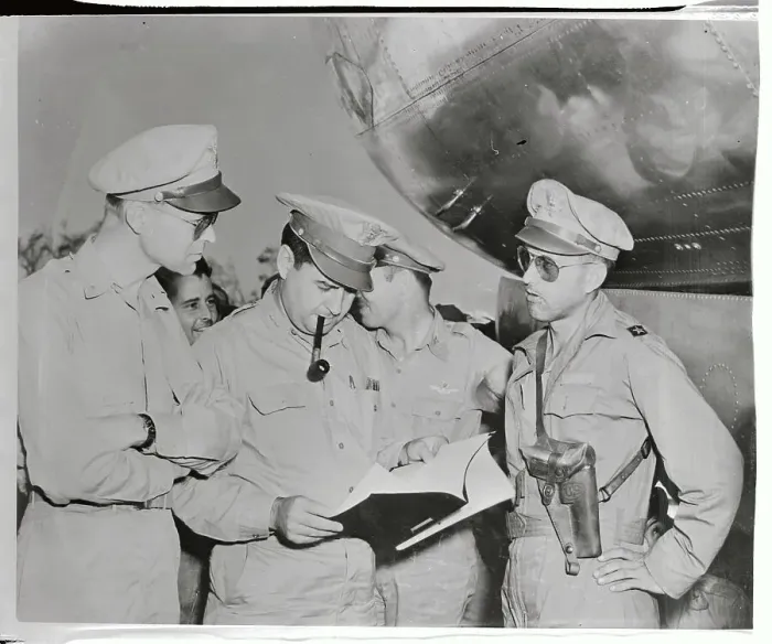 Framed Print : Curtis E. LeMay Receiving Attack Memo Framed Print : Curtis E. LeMay Receiving Attack Memo