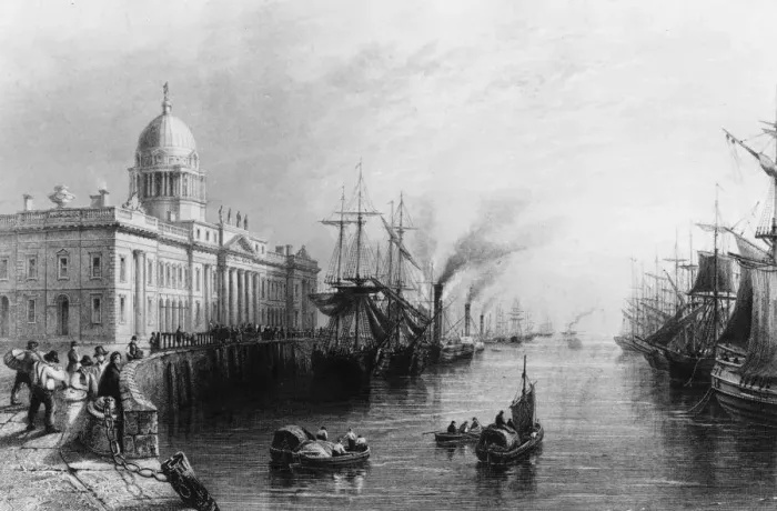 Framed Print : Custom House Framed Print : Custom House