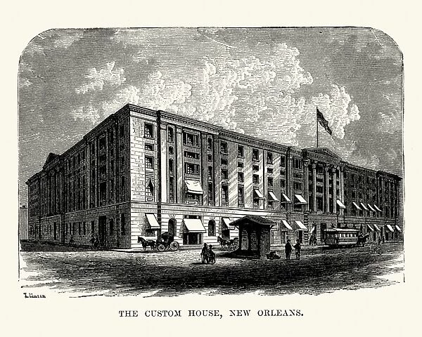 The Custom House, New Orleans, 19th Century