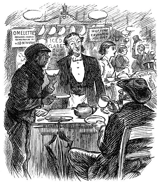 Customers in a Victorian hostelry